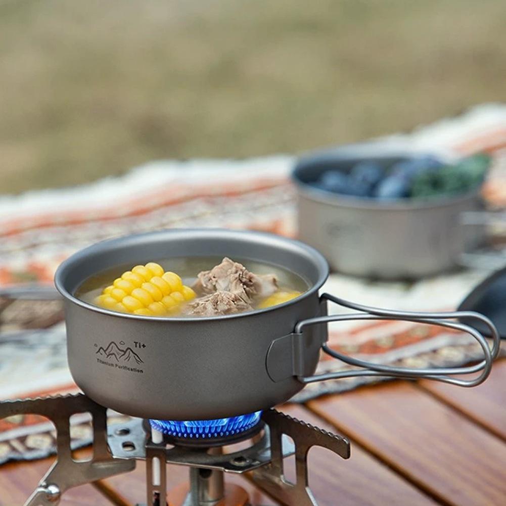 Ultralight Camping Pot Portabl - đánh giá và giá Camping No Cooking Meals