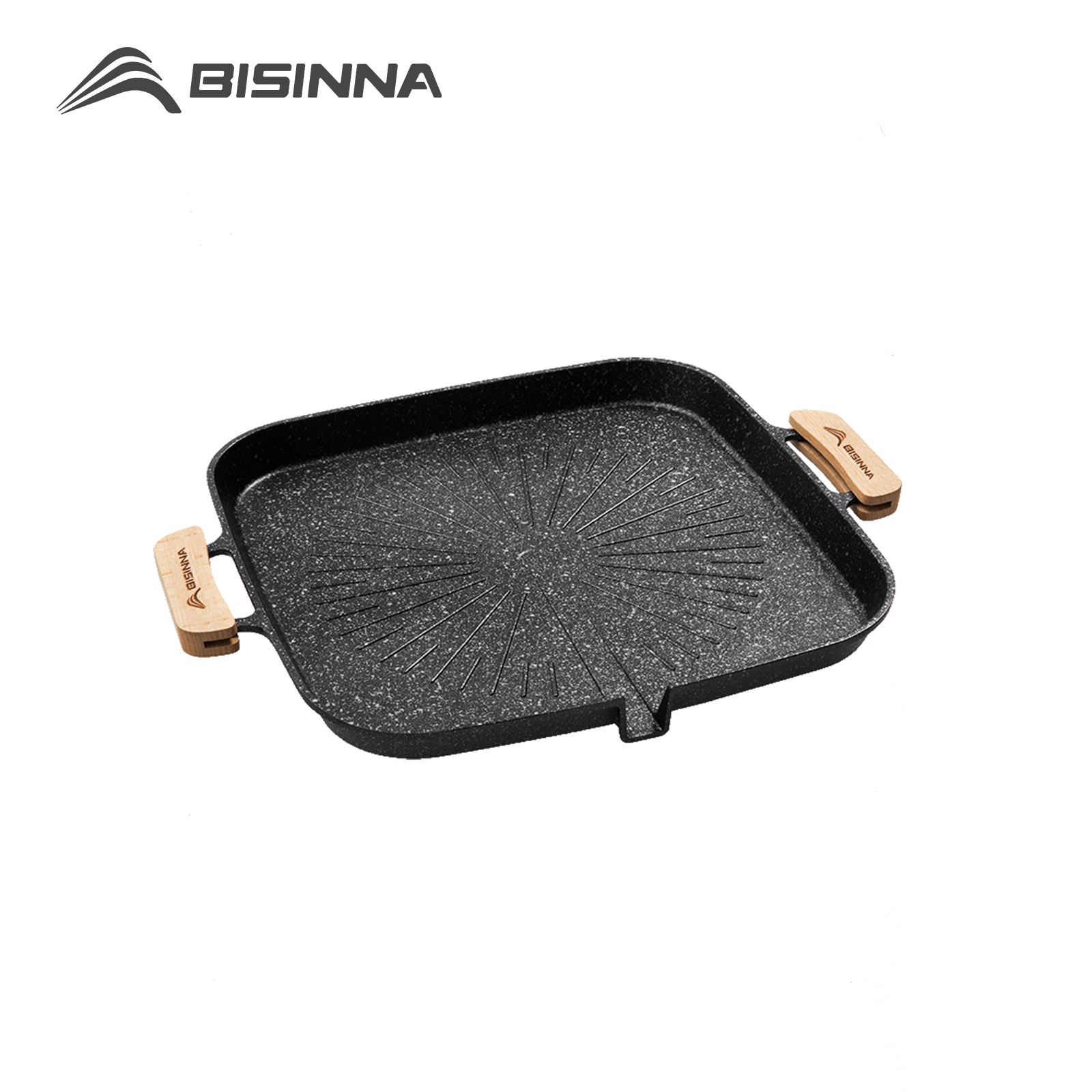 BISINNA Square BBQ Grill Pan N - đánh giá và giá Camping Cooking Plate