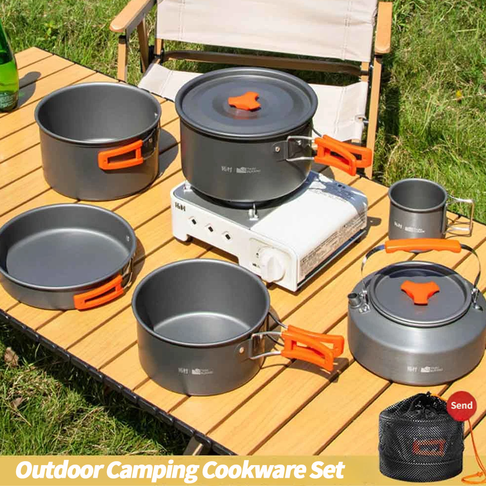 Camping Cookware Set Outdoor C - đánh giá và giá Camping Cooking Cutlery Set