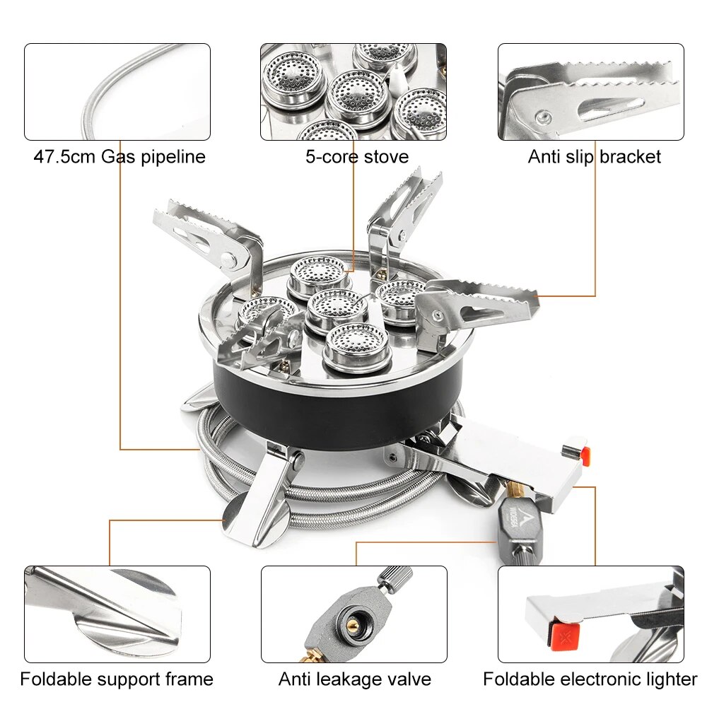 Widesea Camping Tourist Burner - đánh giá và giá Camping Cooking Grate
