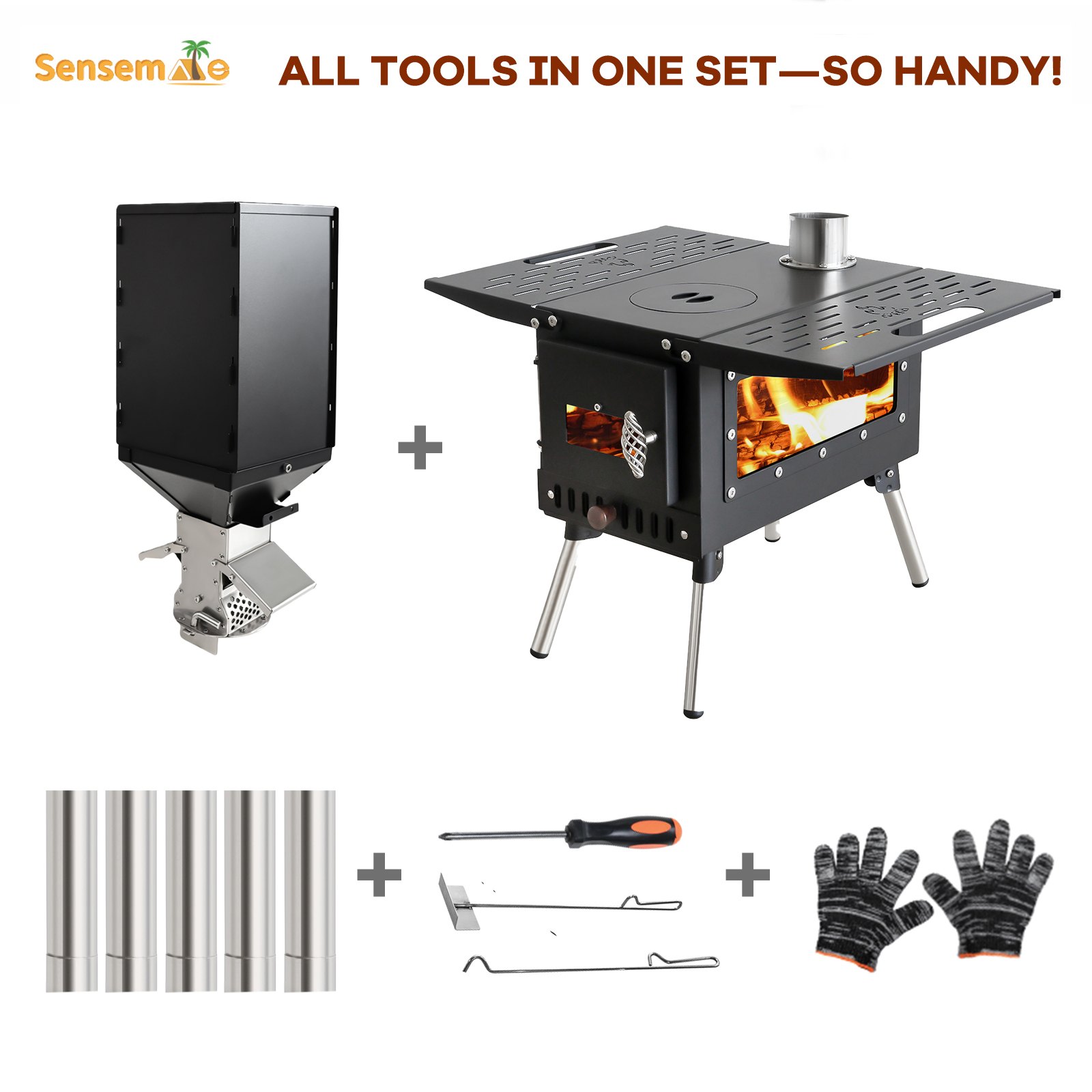 Pellet Stove Camping Stainless - đánh giá và giá Camp Grill Portable Folding