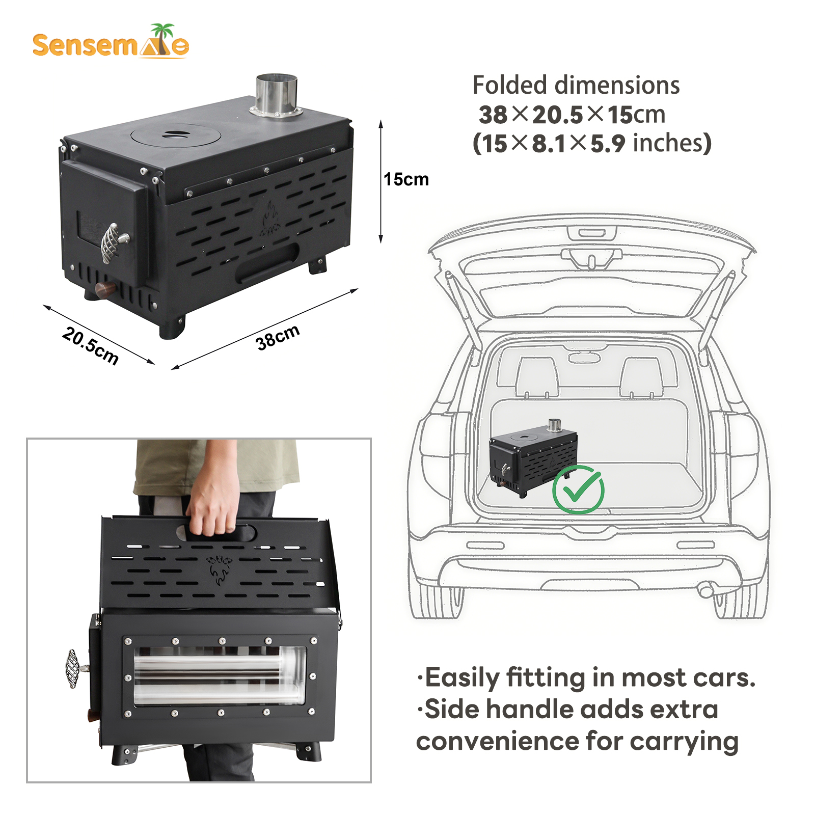 Pellet Stove Camping Stainless - đánh giá và giá Camp Grill Portable Folding