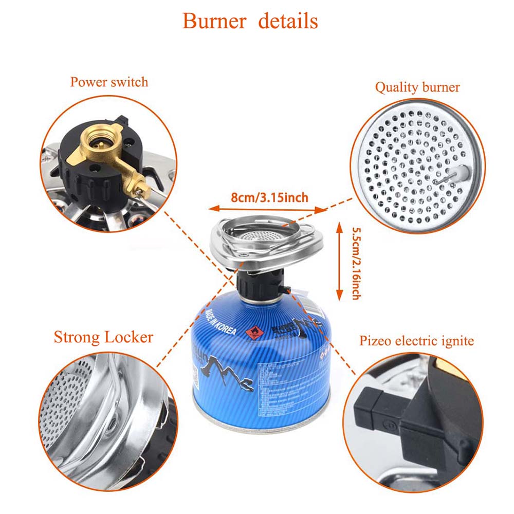 1500W BRS 61 Outdoor  Integrat - đánh giá và giá Camping Cooking Grate