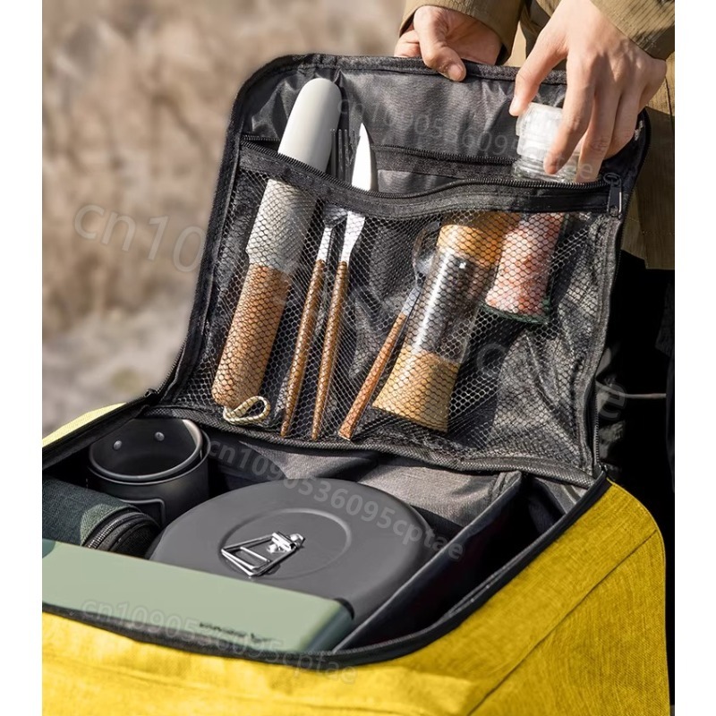 Portable Camping Cookware Set  - đánh giá và giá Campfire Cooking Anime