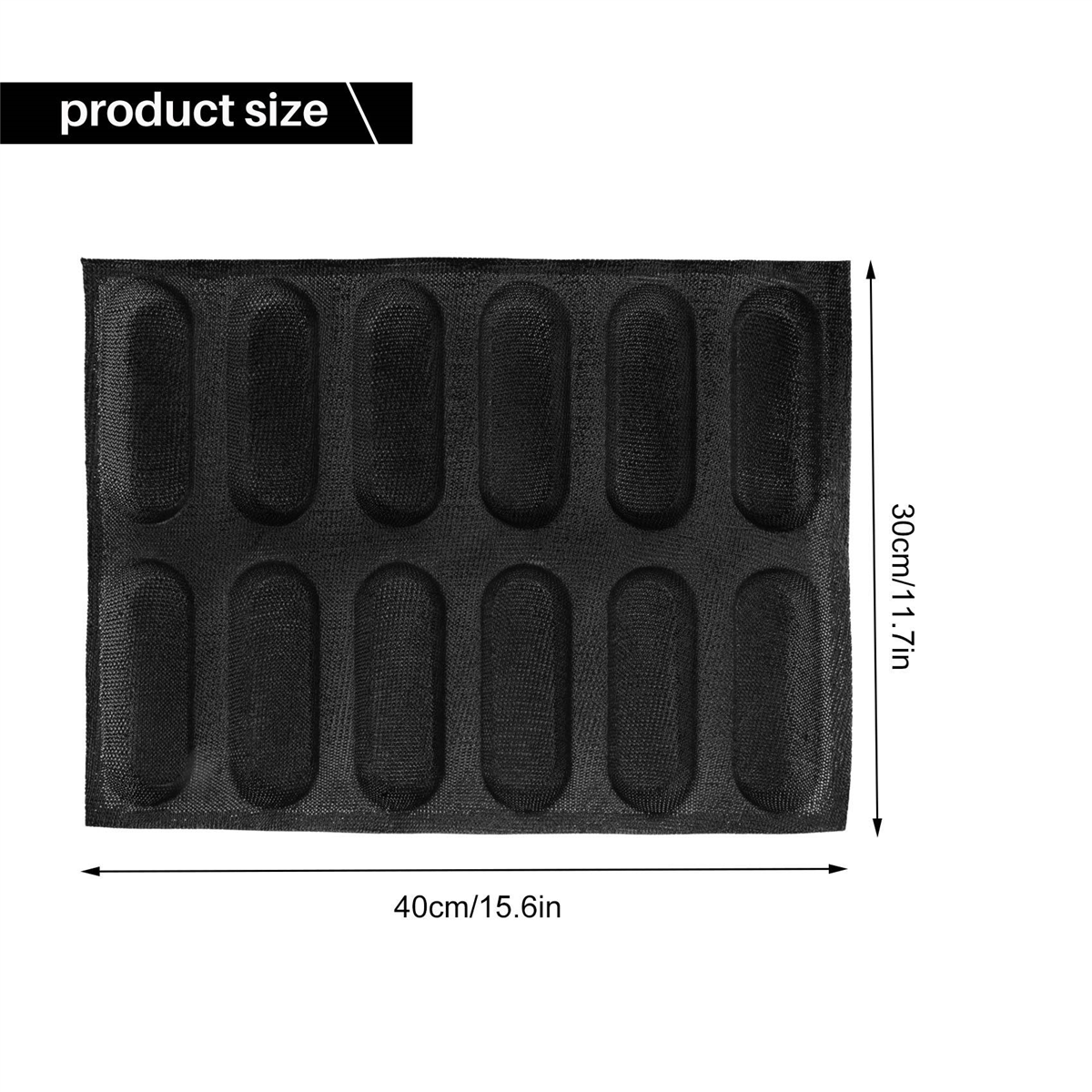12 Holes Silicone Baguette Pan - đánh giá và giá Camping Cooking Mat