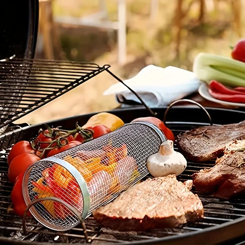 Stainless Steel Portable Barbe - đánh giá và giá Camping Cooking Grate