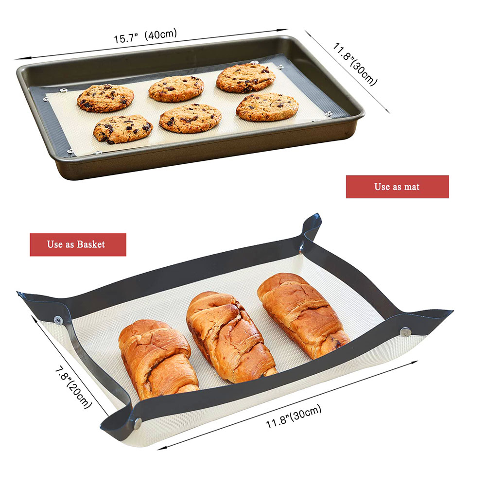 Silicone Baking Mat with Butto - đánh giá và giá Camping Cooking Mat