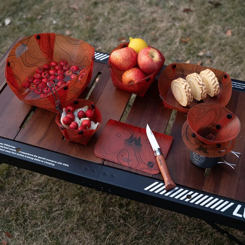 Foldable Camping Tableware Por - đánh giá và giá Camping Cooking Plate